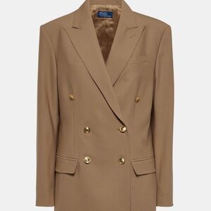 Polo Ralph Lauren Double-breasted wool-blend blazer